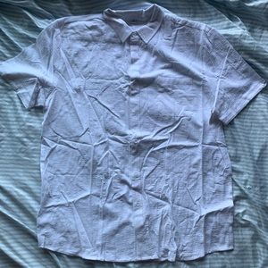 Linen White Button Down Shirt